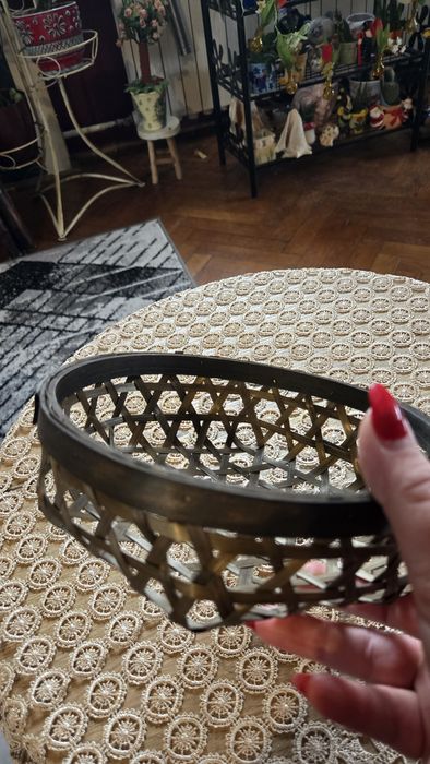 Koszyczek bambusowy vintage.