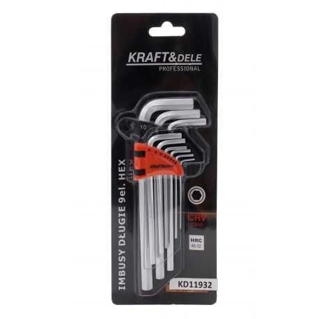Zestaw imbusów HEX 9 EL. KD11932