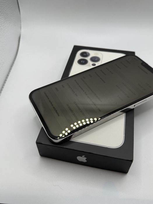 Jak nowy iPhone 13 Pro Max srebrny kondycja 100%
