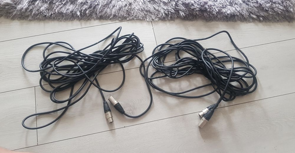 Kabel przewód Mikrofonowy Głośnikowy  XLR Roxstone 10m