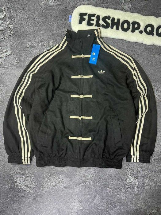 Adidas Chinese New Year Jacke Black адідас зіп-худі куртка олімпійка дидас зип-худи зипка олимпийка в китайском стиле