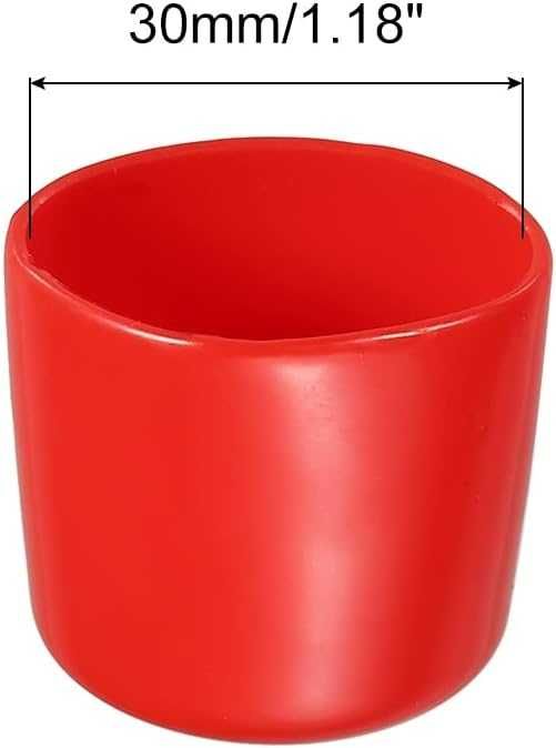 Zaślepki gumowe 30szt 30mm winylowe do śrub nóżek meblowych NOWE s313