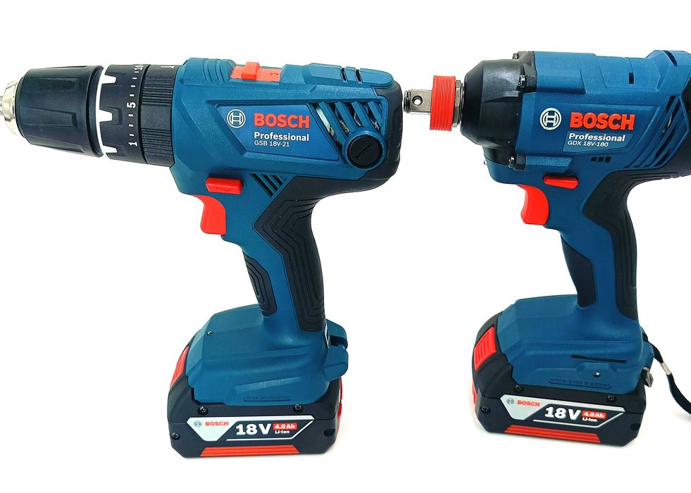 zestaw bosch 18v professional: GSB 18v-21 UDAR & GDX 18v-180 KLUCZ