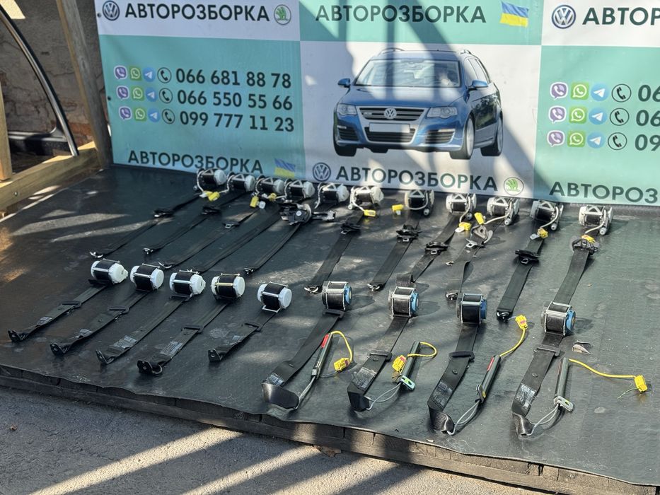 Ремень безопасности VW Passat B6 ремні пассат Б6 ремені airbag