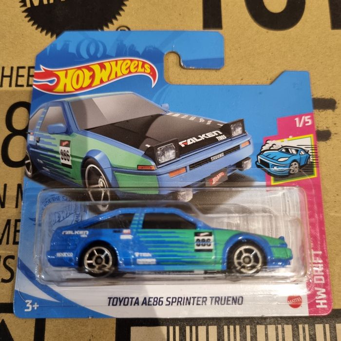 TOYOTA AE86 SPRINTER Tureno Hot Wheels Falken
