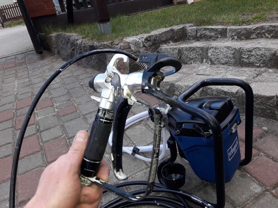 Mocny Agregat Malarski Natryskowy Scheppach ACS 3000 moc 208 bar