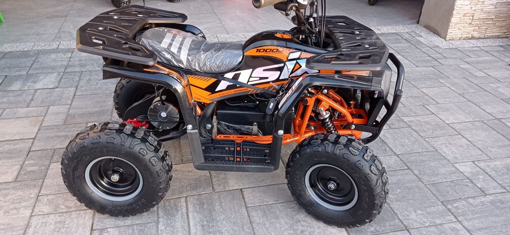 Atv mini  quad  Asix E-m10 1000W , pilot , światła led