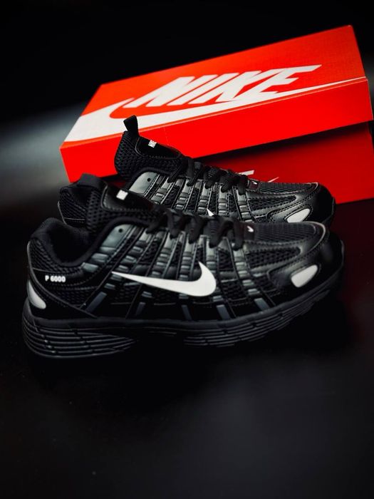 Nike P-6000 / Черные найки мужские / Стильные кроссовки найк / nike p-6000 / подошва eva / продуваемый верх