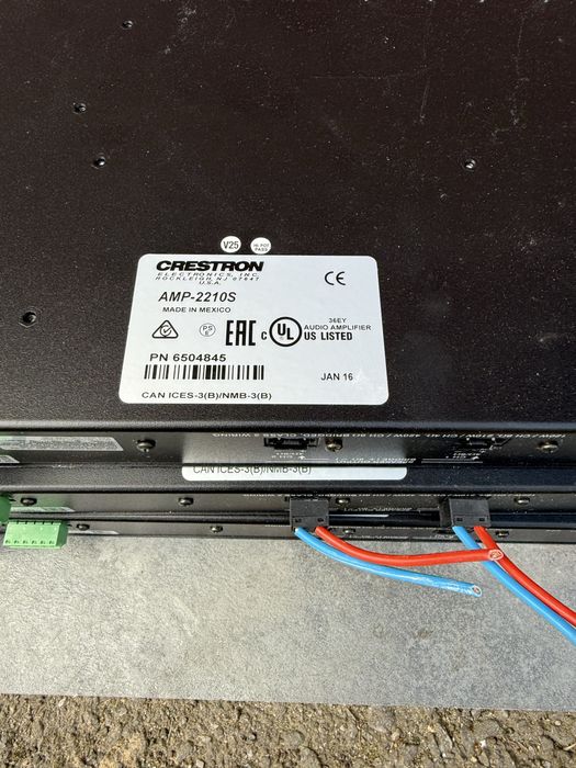 Підсилювач Crestron AMP-2210S | 2x210W | Професійне аудіо