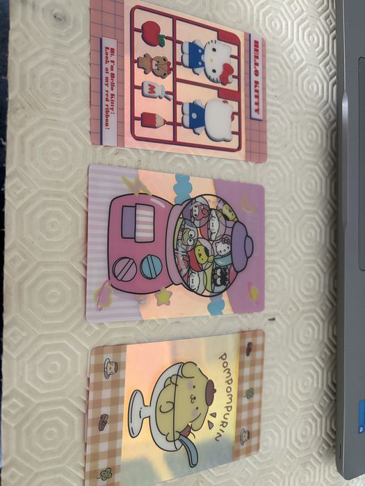 Cartas Cristal Hello Kitty