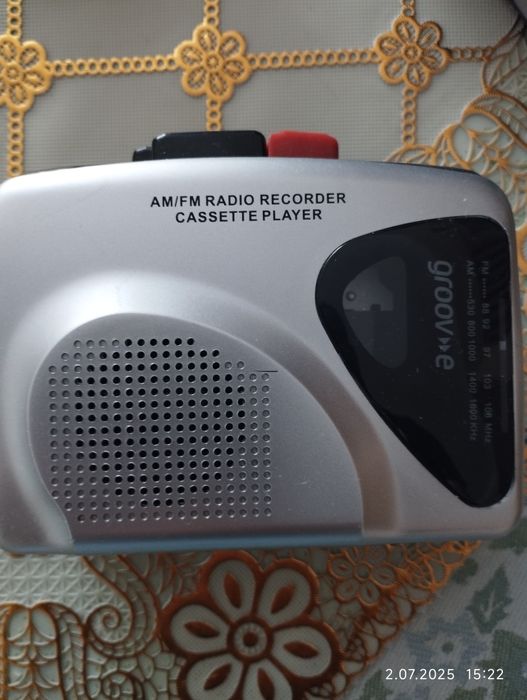 Walkman Groove srebrno czarny