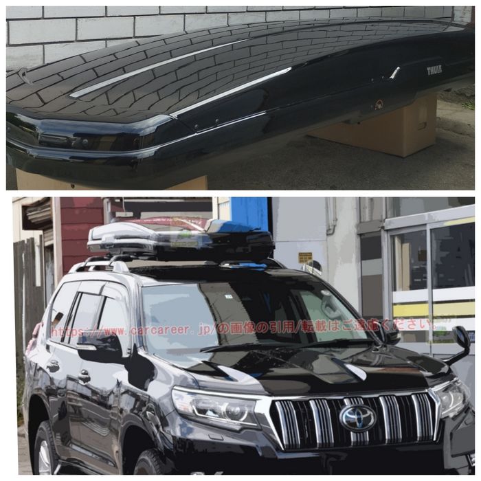 Thule Flow Black Glossy грузовой бокс на крышу авто.