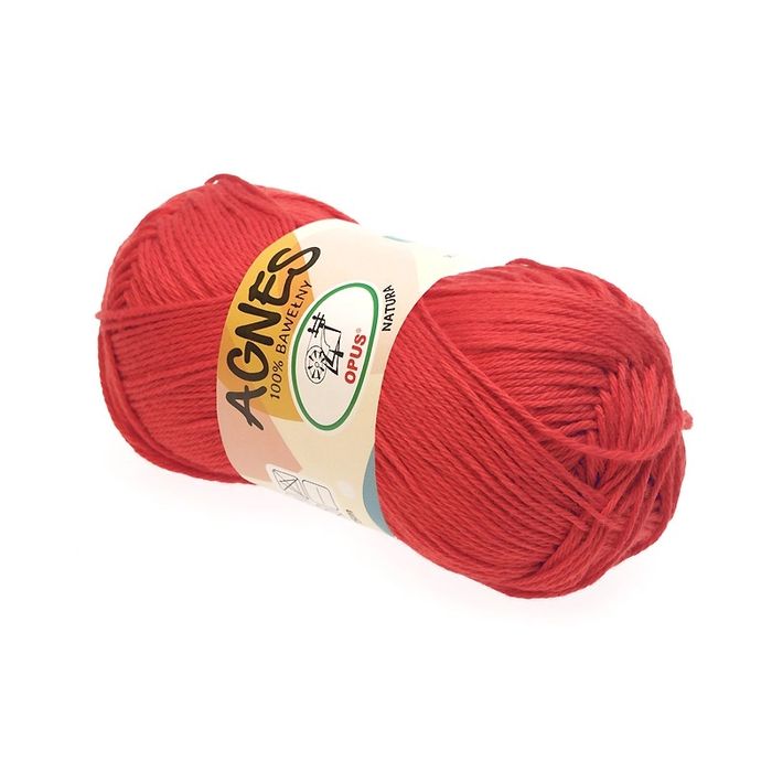 Włóczka Opus Natura Agnes nr 1080 czerwony