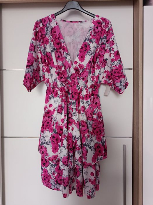 Sukienka damska w kwiaty nowa hit viral style new hot Basic must have retro vintage