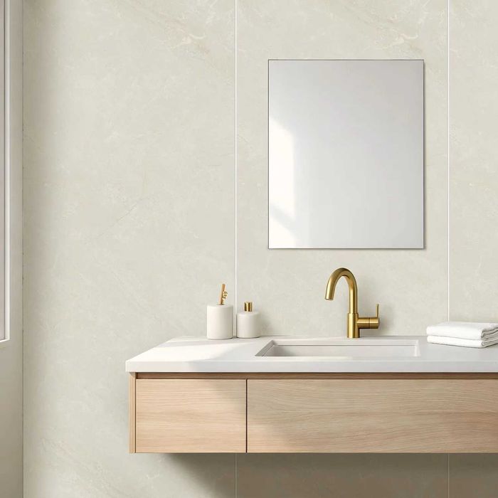 Próbnik Panel ścienny SPC Kamień Limestone Beżowy Mat 15x20 cm 4 mm | płyta