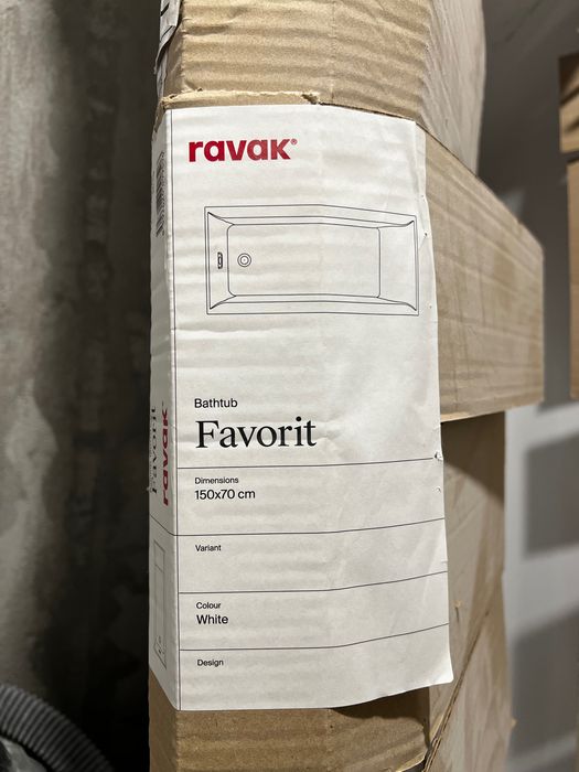 Ванна Ravak Favorit 150/70