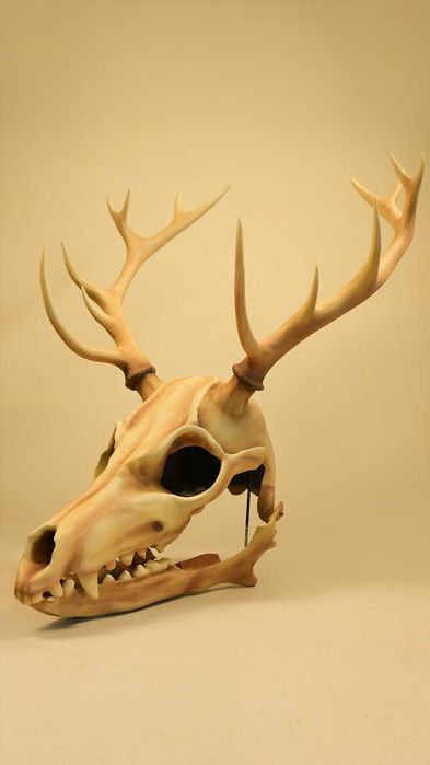 Maska Leszy Wendigo (wiedźmin) ruchoma żuchwa czaska Cosplay druk 3d