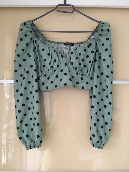 Top/crop dlugi rekaw -S