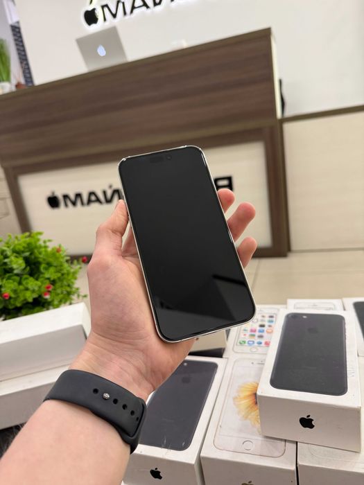 Iphone 14 pro max gb Silver  батарея 90%   Гарантія від магазину Кредит