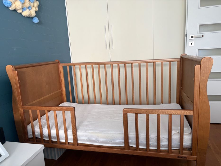 Łóżeczko dziecięce Noble Cot Bed vintage 140×70 cm