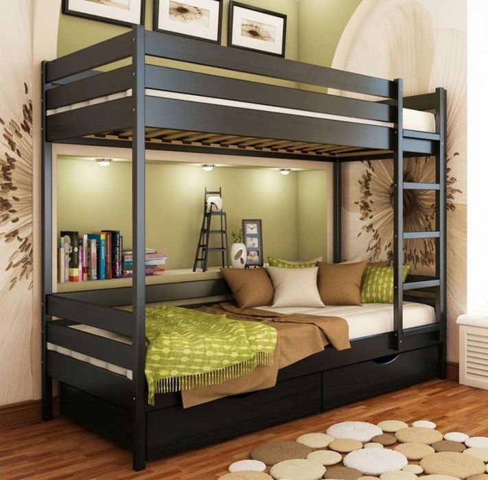 Двухярусна двохповерхова двоповерхова двухповерхова кровать ліжко Нові