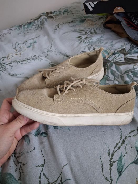 Buty trampki zara beż beżowe