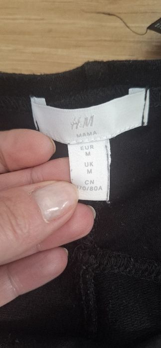 Spodnie ciążowe M 38 3 pary plus getry