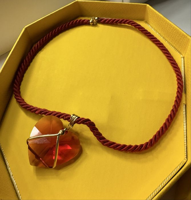 Oryginalne, nowe serce Swarovski limitowane wykonczone złotem okazja