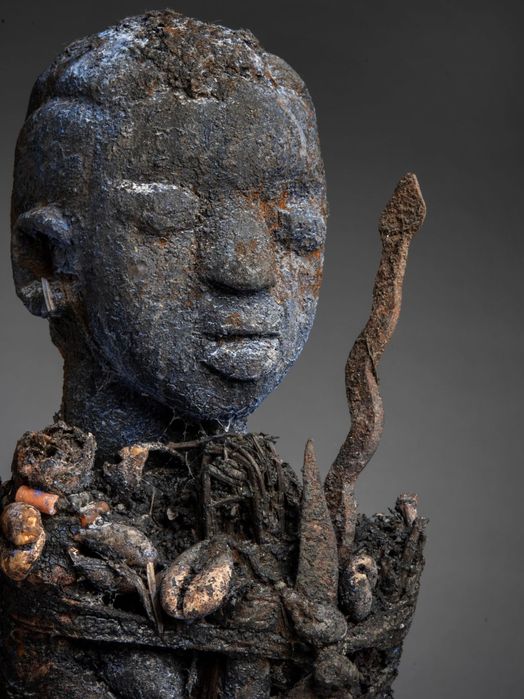 Fetysz Vaudou (Vodun) Fon - Benin / Togo. Okres: ok. 1960–1970 / duża