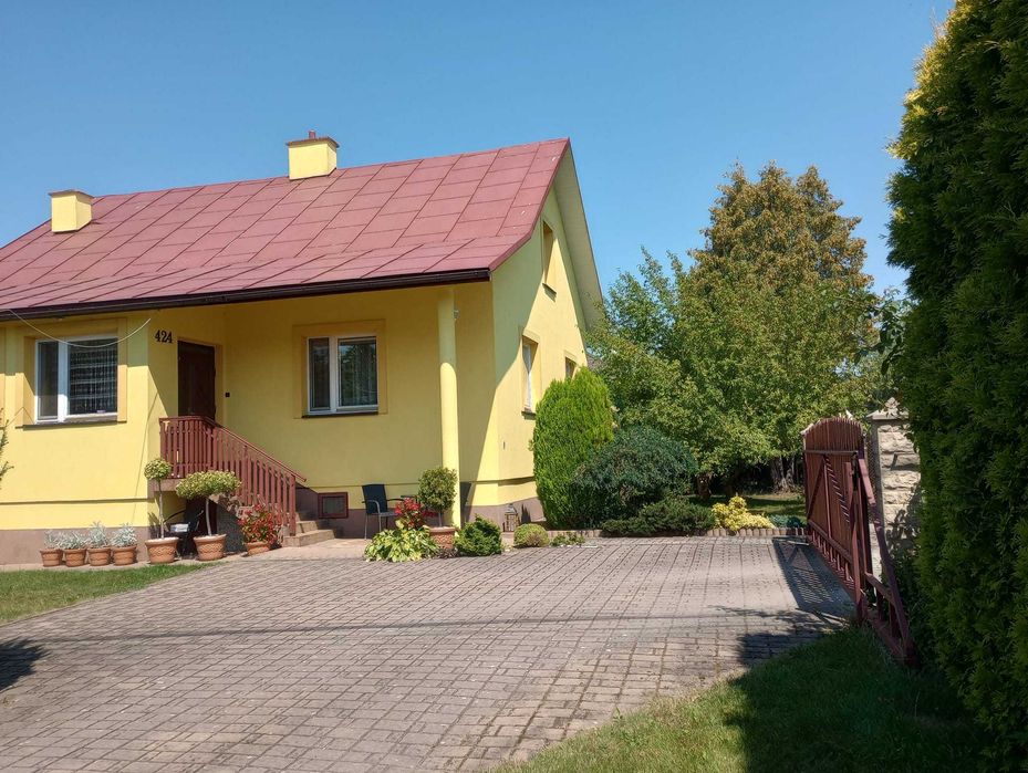 Dom z działką 16 ar (część rekreacyjna i ogród warzywny)