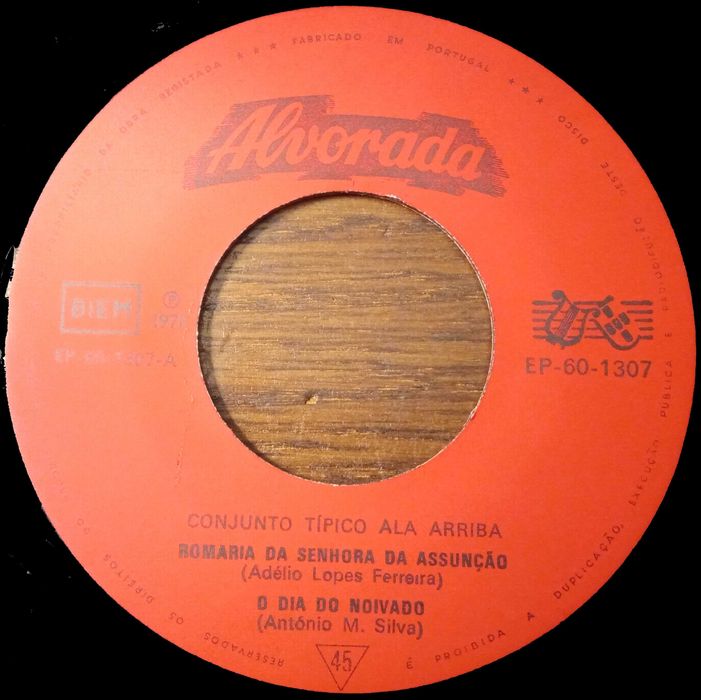 Conjunto Típico Ala Arriba	- - - - -	Romaria da Sra. da Assunção	 -	EP