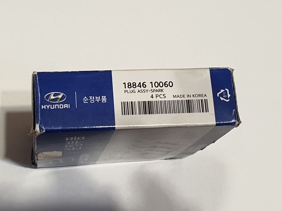 Свечи зажигания 18846-10060 Hyundai Mobis (к-т 4 шт) Оригинал