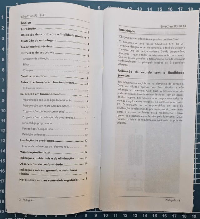 Comando Universal de TV SilverCrest [COMO NOVO]