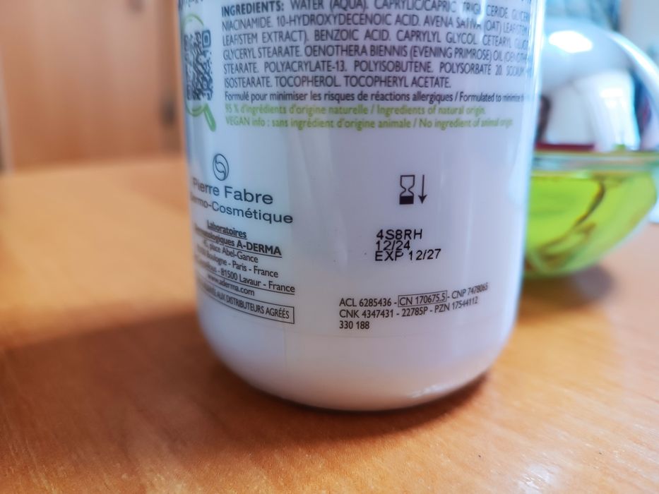 A-Derma Exomega Conrol Emollient, 400ml