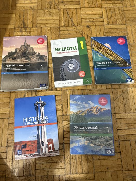 książki do 1 klasy technikum