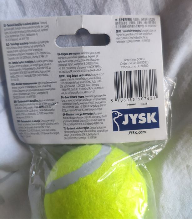 Piłki tenisowe (do prania!)