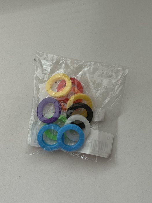 Komorowe nakładki gumowe silikonowe na klucze 10szt