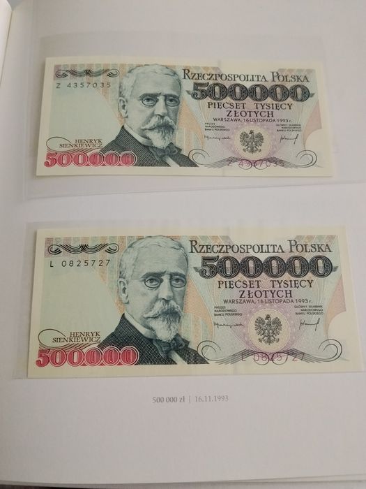 Banknoty 500000 złotych   UNC        14