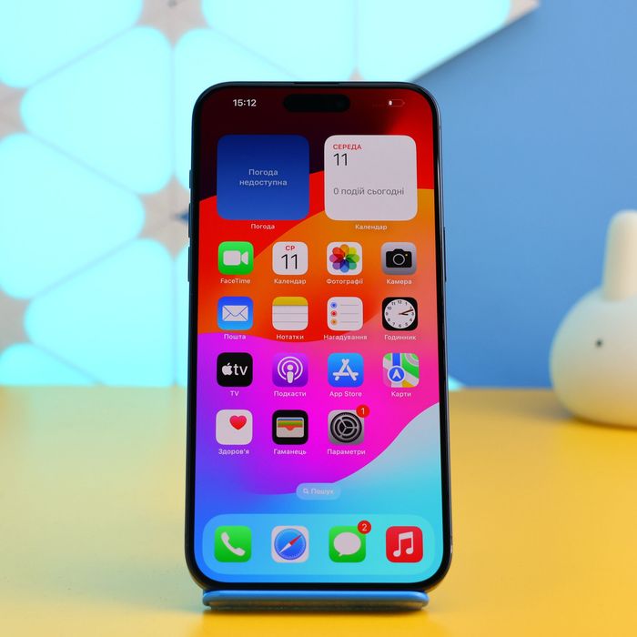 Смартфон Apple iPhone 15 Pro Max 256GB Blue (158145) Б/У З ГАРАНТІЄЮ