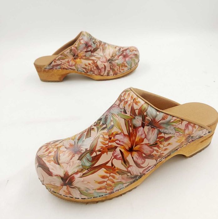 anita Drewniaki i Chodaki SANITA w kwiatki R.42 SA66L