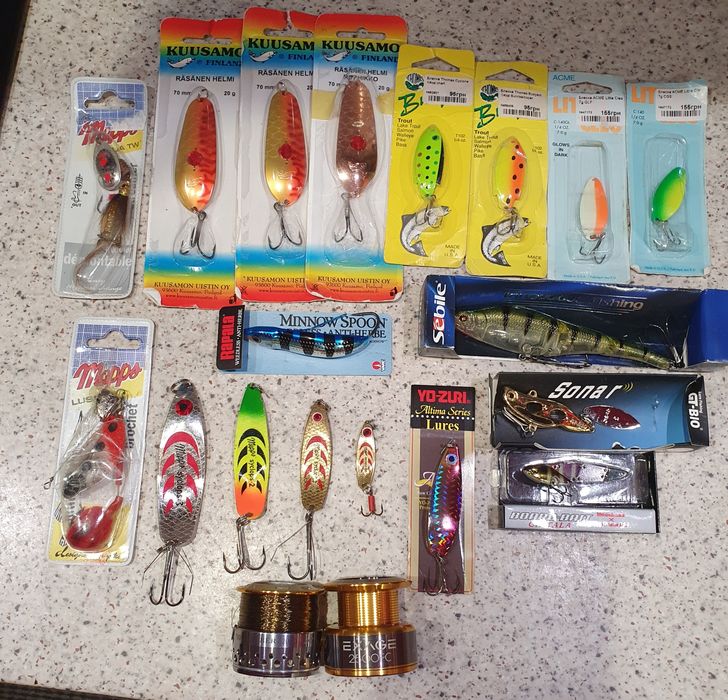 Распродажа Воблера колебалки вертушки силикон. Шпуля.