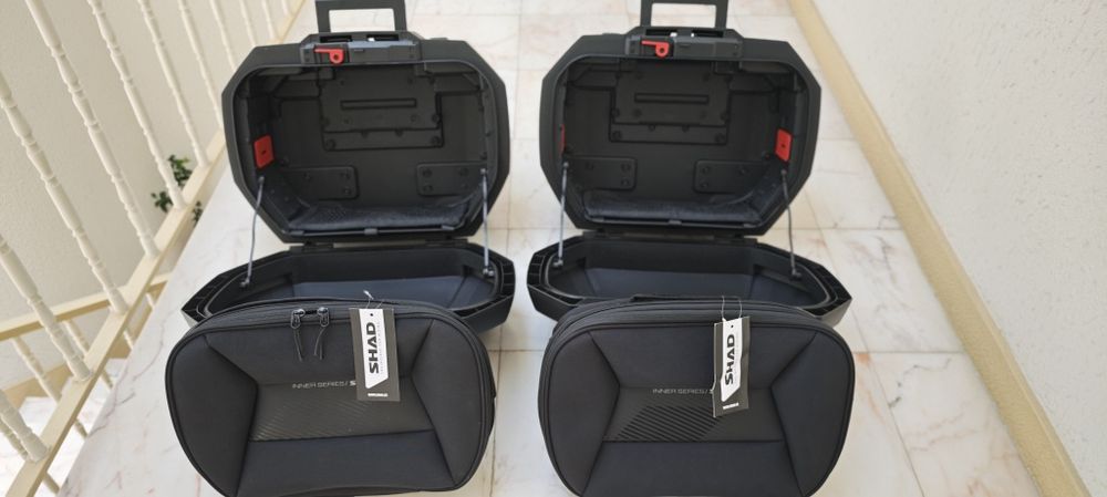 Shad SH38X Carbon + Bolsas Interiores (Novo)