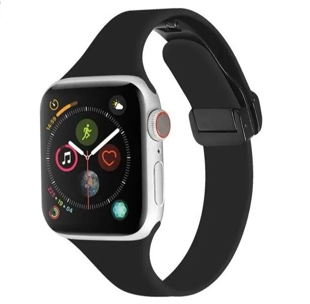 Ремешок на магнитной застёжке тонкий Apple watch 38 40 41mm