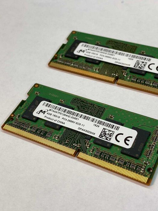ОЗУ для ноутбука 4gb 1rx16 pc4-2666v-sc0-11 DDR4 (в наявності х2шт)