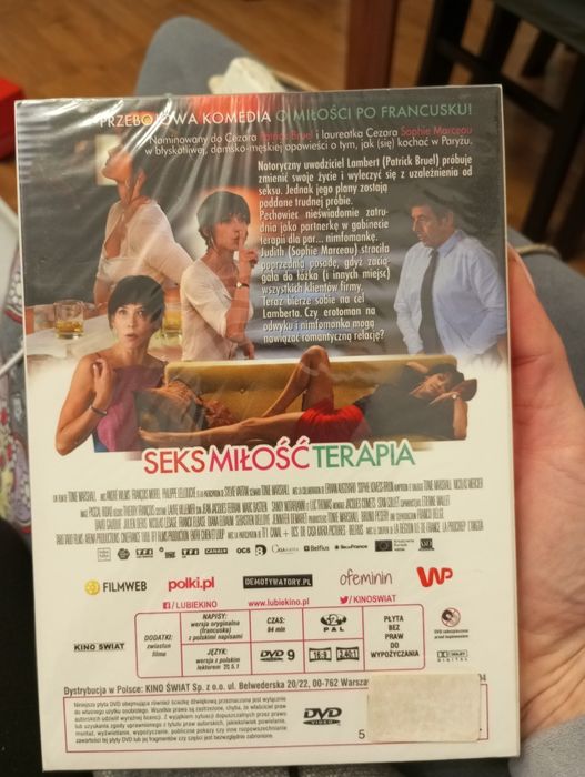 "Seks, miłość, terapia", film DVD, folia, stan idealny