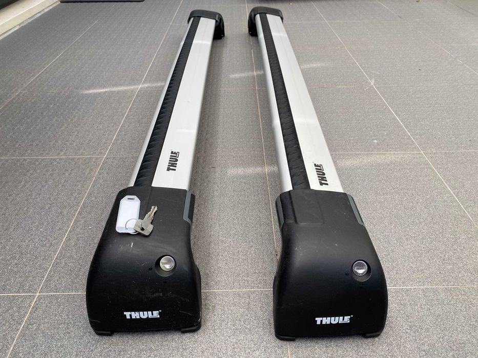 2 Barras tejadilho Thule WingBar (959X e 959XB) + Rapid Kit 4014