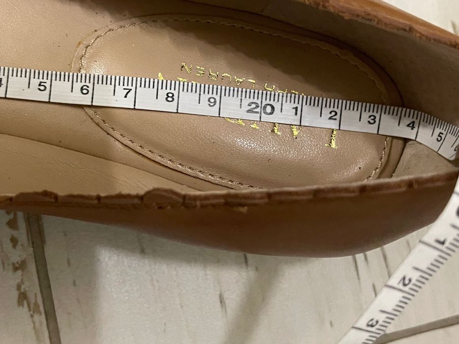 Ralph Lauren Giennie super soft leather. Балетки из мягкой кожи р 37,5