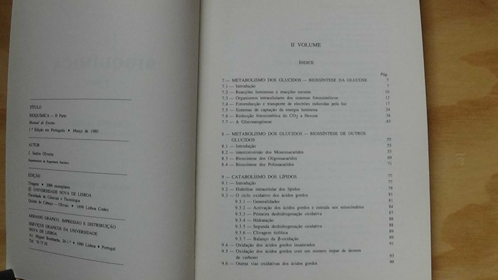 Bioquímica, Vols. 1, 2 e 3
