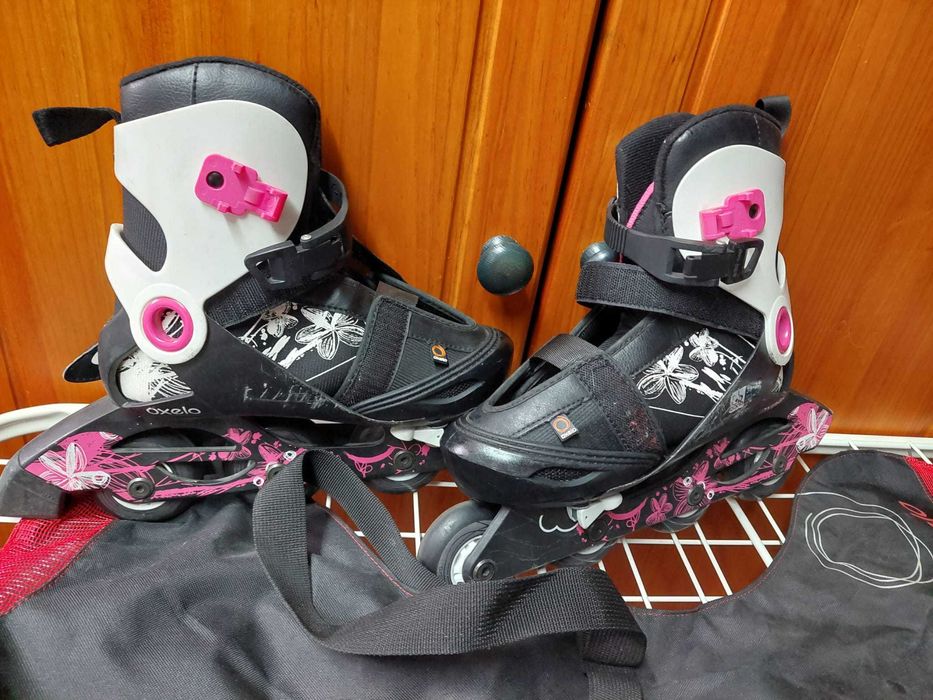 Patins em linha (36-38) com capa de transporte