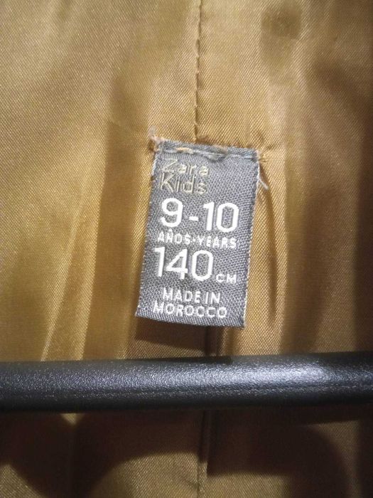 Пальто дитяче, ZARA KIDS, для дівчинки  9-10 р.